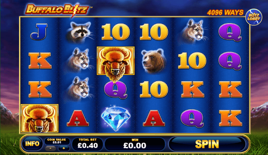 buffalo blitz slot de playtech