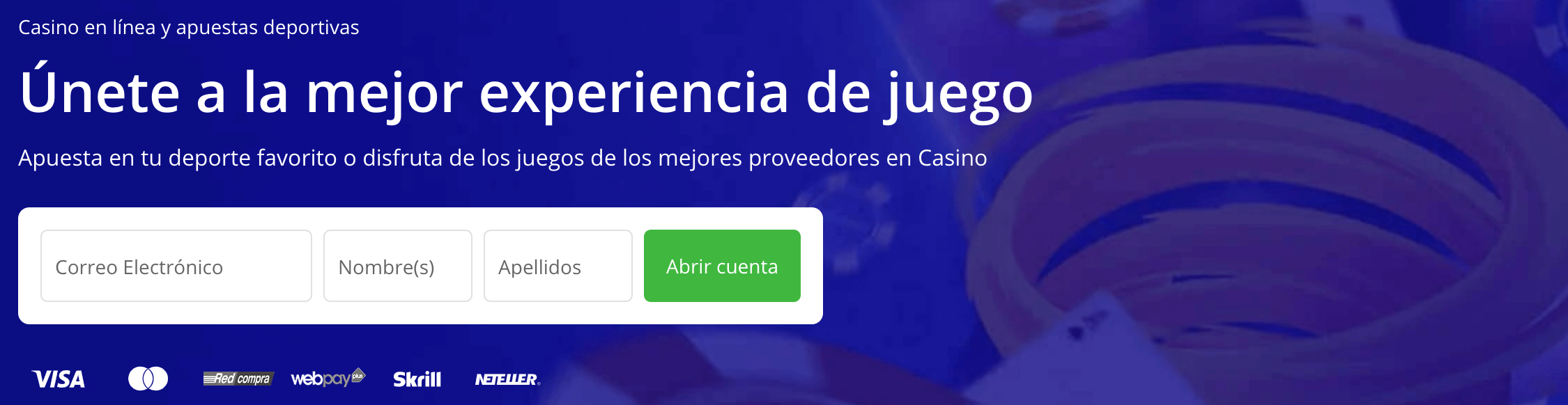 crear cuenta de casino betsson en Chile online