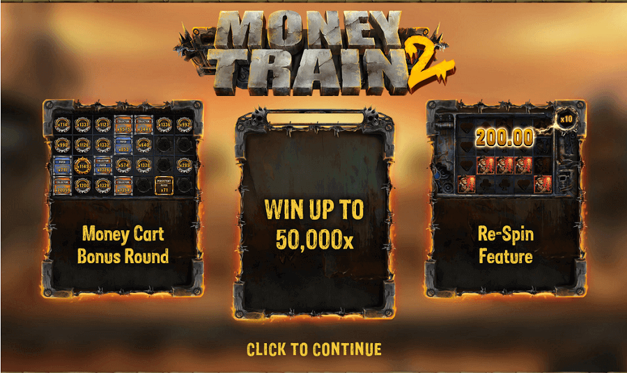 Money Train 2 juego tragamonedas