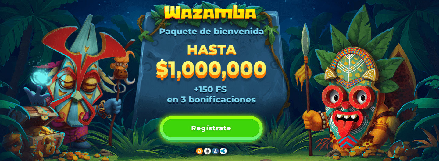 Bono de bienvenida Wazamba casino Chile