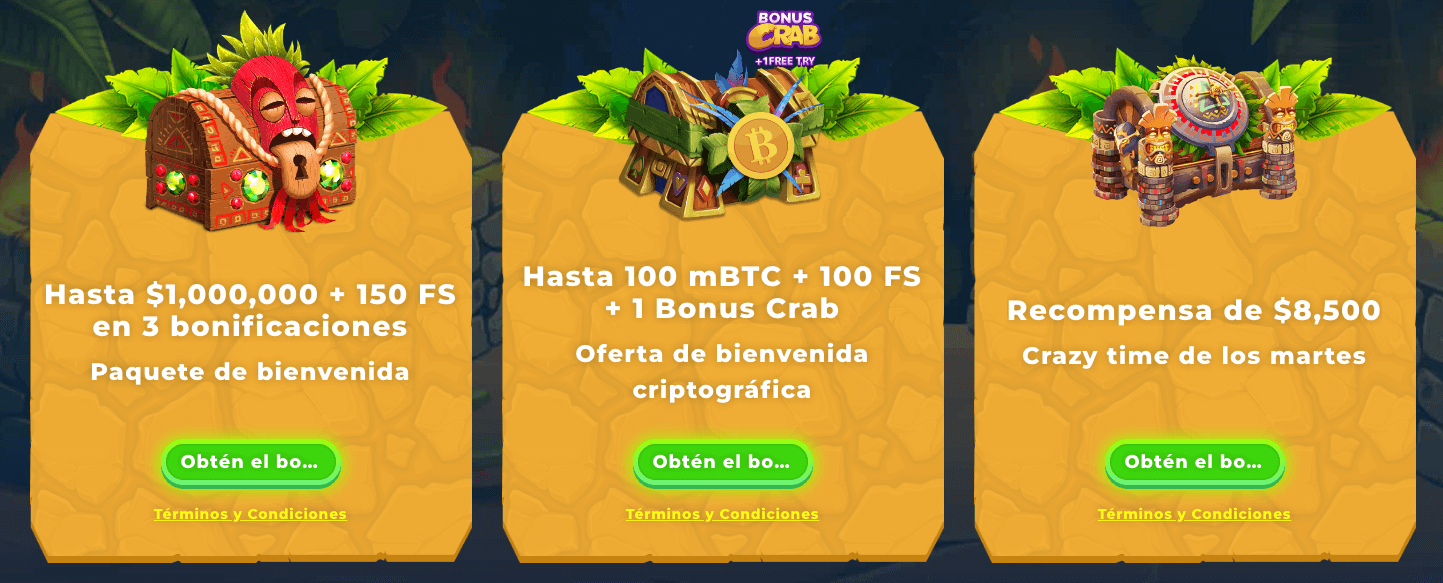 Bonos Wazamba casino Chile