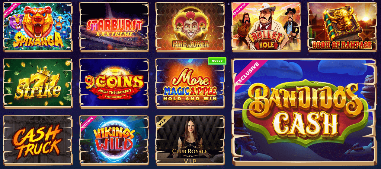 Juegos wazamba casino Chile