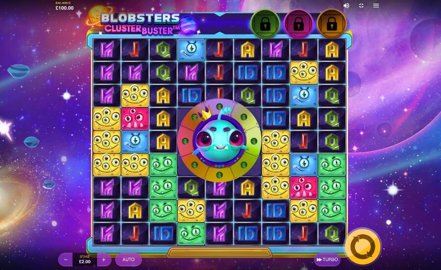 Blobsters Clusterbuster Símbolos juego